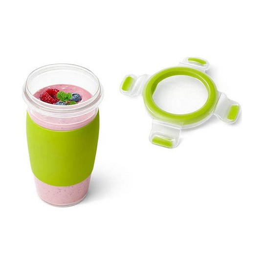 Emsa Clip & Go Δοχείο Φαγητού Πλαστικό Πράσινο 450ml