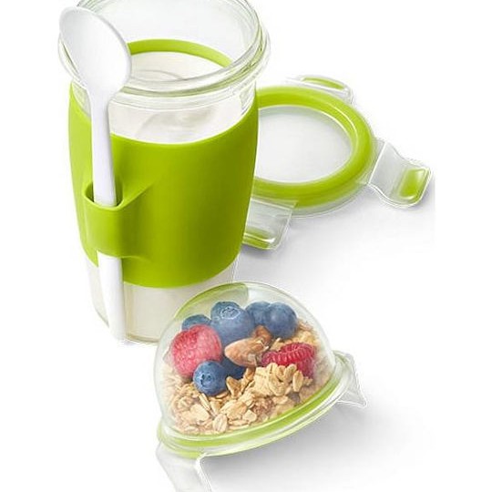 Emsa Clip & Go Δοχείο Φαγητού Πλαστικό Πράσινο 450ml