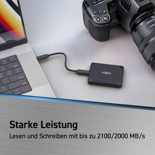 Crucial X10 Pro USB 3.2 Εξωτερικός SSD 1TB 2.5