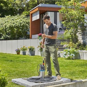 Gardena 5900/4 Μονοφασική Αντλία Ακαθάρτων / Λυμάτων 1.2hp με Φλοτέρ 01768-20