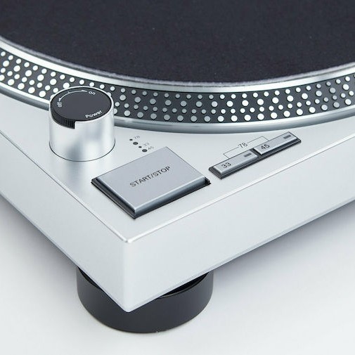 Audio Technica AT-LP120XUSB Πικάπ Direct Drive με Προενίσχυση Ασημί