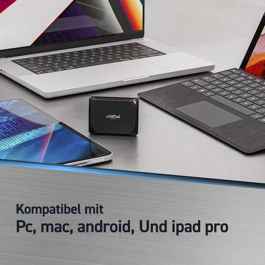 Crucial X10 Pro USB 3.2 Εξωτερικός SSD 2TB 2.5