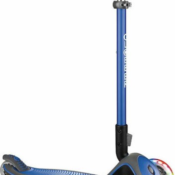 Globber Παιδικό Πατίνι Αναδιπλούμενο Elite Deluxe Lights Τρίτροχο για 3+ Ετών Μπλε