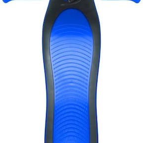 Globber Παιδικό Πατίνι Αναδιπλούμενο Elite Deluxe Lights Τρίτροχο για 3+ Ετών Μπλε