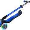 Globber Παιδικό Πατίνι Αναδιπλούμενο Elite Deluxe Lights Τρίτροχο για 3+ Ετών Μπλε