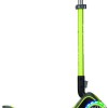 Globber Παιδικό Πατίνι Αναδιπλούμενο Elite Deluxe Lights Τρίτροχο για 3+ Ετών Πράσινο