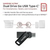Sandisk Ultra Dual Drive Go 32GB USB 3.1 Stick με σύνδεση USB-A & USB-C Μαύρο
