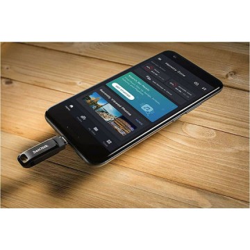 Sandisk Ultra Dual Drive Go 64GB USB 3.2 Stick με σύνδεση USB-A & USB-C Μαύρο