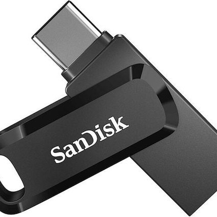 Sandisk Ultra Dual Drive Go 128GB USB 3.2 Stick με σύνδεση USB-C & USB-A Μαύρο