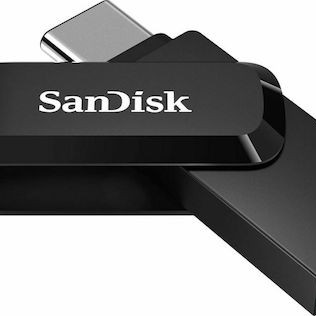 Sandisk Ultra Dual Drive Go 128GB USB 3.2 Stick με σύνδεση USB-C & USB-A Μαύρο