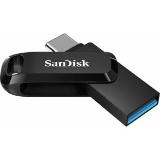 Sandisk Ultra Dual Drive Go 128GB USB 3.2 Stick με σύνδεση USB-C & USB-A Μαύρο