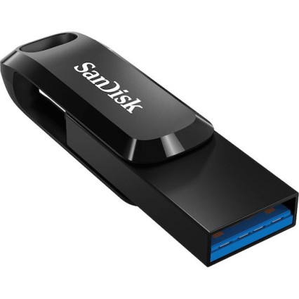 Sandisk Ultra Dual Drive Go 128GB USB 3.2 Stick με σύνδεση USB-C & USB-A Μαύρο
