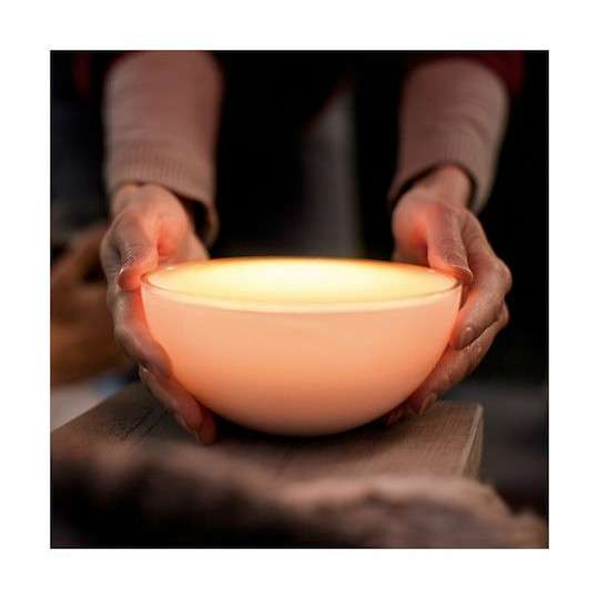 Philips Smart Διακοσμητικό Φωτιστικό Hue Go LED RGBW 15x15x7.9εκ.