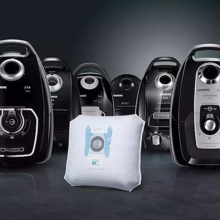 Siemens Σακούλες Σκούπας 4τμχ Συμβατή με Σκούπα Bosch / Siemens