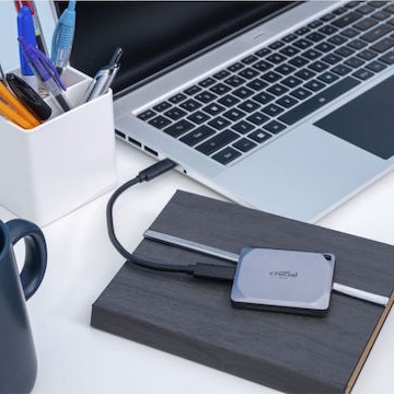 Crucial X9 Pro USB-C Εξωτερικός SSD 1TB Γκρι