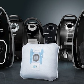 Siemens Σακούλες Σκούπας 16τμχ Συμβατή με Σκούπα Siemens