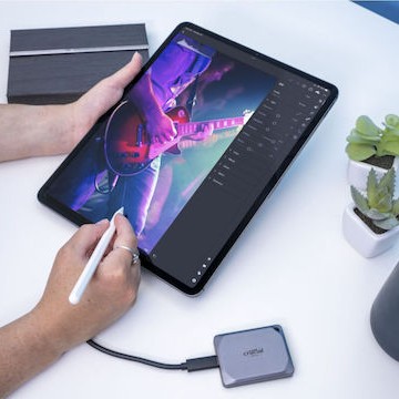 Crucial X9 Pro USB-C Εξωτερικός SSD 2TB Γκρι