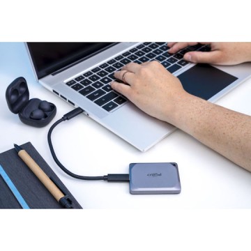 Crucial X9 Pro USB-C Εξωτερικός SSD 2TB Γκρι