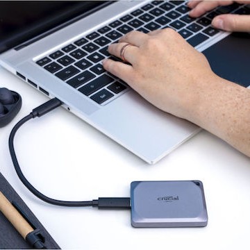 Crucial X9 Pro USB-C Εξωτερικός SSD 4TB Γκρι