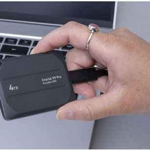 Crucial X9 Pro USB-C Εξωτερικός SSD 4TB Γκρι