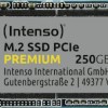 Intenso Premium SSD 500GB M.2 NVMe PCI Express 3.0