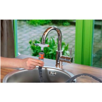 Gardena 18210-20 Ρακόρ Βρύσης Γκρι