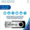 MediaRange 16GB USB 2.0 Stick Ασημί