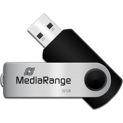 MediaRange MR911 32GB USB 2.0 Black/Silver