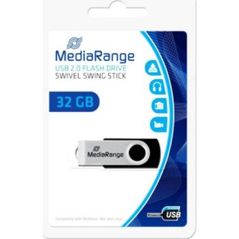MediaRange MR911 32GB USB 2.0 Black/Silver