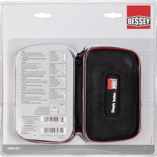 Bessey Κοπίδι Φαλτσέτα με Πλαστικό Σώμα Κόκκινο