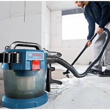 Bosch GAS 18V-10 L Επαναφορτιζόμενη Σκούπα Υγρών / Στερεών Χωρίς Φορτιστή και Μπαταρία με Ανοξείδωτο Κάδο 10lt