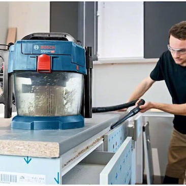 Bosch GAS 18V-10 L Επαναφορτιζόμενη Σκούπα Υγρών / Στερεών Χωρίς Φορτιστή και Μπαταρία με Ανοξείδωτο Κάδο 10lt