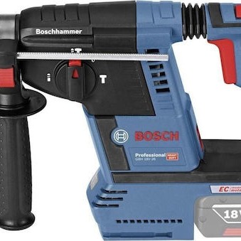 Bosch GBH 18V-26 Professional Κρουστικό Σκαπτικό Πιστολέτο Μπαταρίας Brushless 18V Solo με Υποδοχή SDS Plus