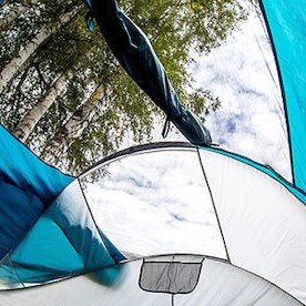 Coleman Galiano 4 Σκηνή Camping Pop Up Μπλε 3 Εποχών για 4 Άτομα 280x200x100εκ.