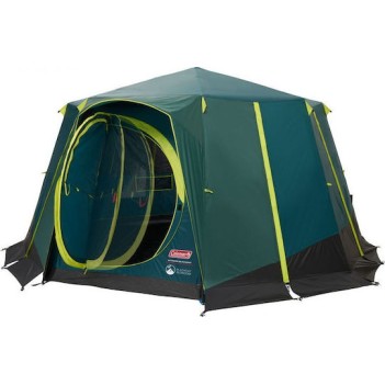 Coleman Octagon BlackOut Χειμερινή Σκηνή Camping Χακί με Διπλό Πανί για 8 Άτομα 396x386x208εκ.