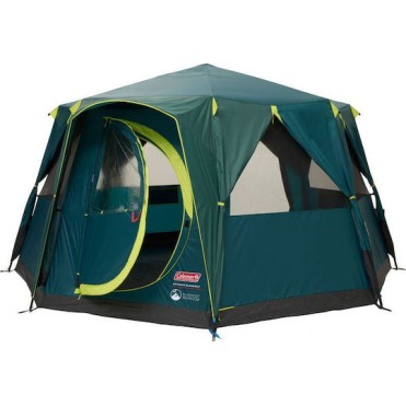 Coleman Octagon BlackOut Χειμερινή Σκηνή Camping Χακί με Διπλό Πανί για 8 Άτομα 396x386x208εκ.