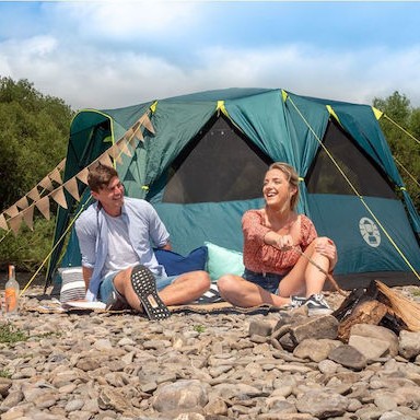 Coleman Octagon BlackOut Χειμερινή Σκηνή Camping Χακί με Διπλό Πανί για 8 Άτομα 396x386x208εκ.