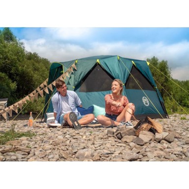 Coleman Octagon BlackOut Χειμερινή Σκηνή Camping Χακί με Διπλό Πανί για 8 Άτομα 396x386x208εκ.