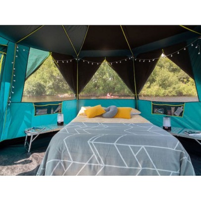 Coleman Octagon BlackOut Χειμερινή Σκηνή Camping Χακί με Διπλό Πανί για 8 Άτομα 396x386x208εκ.