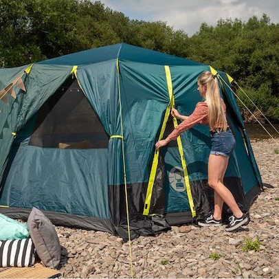 Coleman Octagon BlackOut Χειμερινή Σκηνή Camping Χακί με Διπλό Πανί για 8 Άτομα 396x386x208εκ.