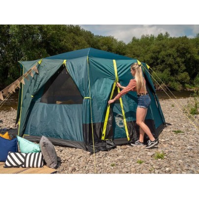 Coleman Octagon BlackOut Χειμερινή Σκηνή Camping Χακί με Διπλό Πανί για 8 Άτομα 396x386x208εκ.