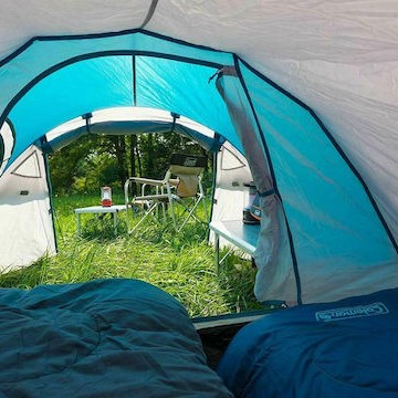 Coleman Cortes 3 Σκηνή Camping Τούνελ Ορειβασίας Μπλε με Διπλό Πανί 3 Εποχών για 3 Άτομα Αδιάβροχη 2000mm 170x205x105εκ.