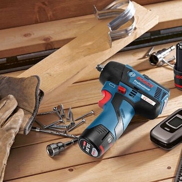 Bosch GDS 12V-115 Μπουλονόκλειδο Μπαταρίας 12V Solo με Υποδοχή 3/8