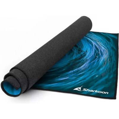 Sharkoon Sfm12 Μαύρος Μαύρο Μπλε Λευκός Άσπρος Πολυεστέρας Σιλικόνη