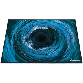 Sharkoon Sfm12 Μαύρος Μαύρο Μπλε Λευκός Άσπρος Πολυεστέρας Σιλικόνη