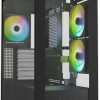 Sharkoon Rebel C60 RGB Gaming Midi Tower Κουτί Υπολογιστή με Πλαϊνό Παράθυρο Μαύρο