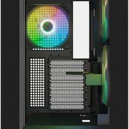 Sharkoon Rebel C60 RGB Gaming Midi Tower Κουτί Υπολογιστή με Πλαϊνό Παράθυρο Μαύρο