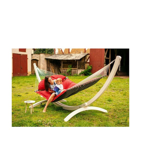 Amazonas Fat Αιώρα Διπλή Υφασμάτινη Red 237x146εκ.