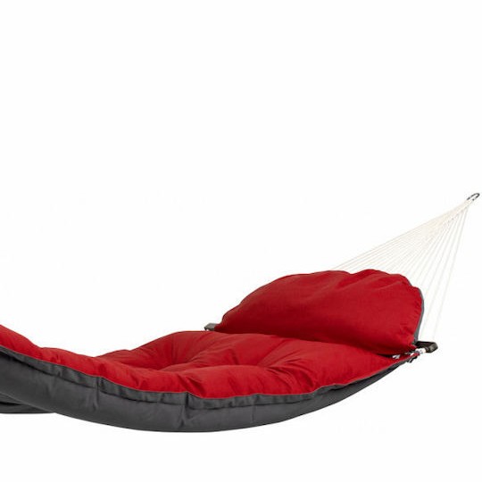 Amazonas Fat Αιώρα Διπλή Υφασμάτινη Red 237x146εκ.