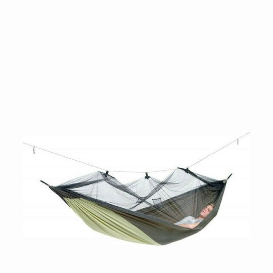 Amazonas Moskito Traveller Thermo XXL Αιώρα Αλεξίπτωτο Υφασμάτινη Μπεζ 240x64εκ.